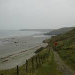 Track down to Traeth Penllech on a misty day!