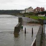 Unusually high tide, Ballyholme