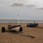 Boats on the beach at Marske