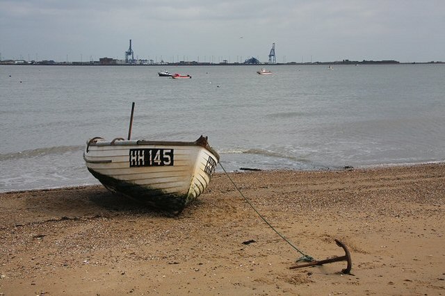 Boat on Harwich beach