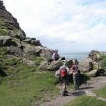 Heddon's Mouth hikers reach their destination