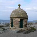 Small round building on the Culzean foreshore