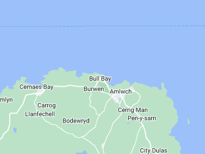 Amlwch, Cornwall map