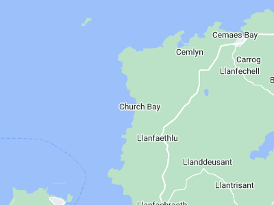 Rhydwyn, Cornwall map