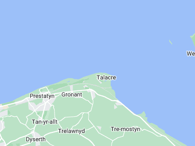 Prestatyn, Cornwall map