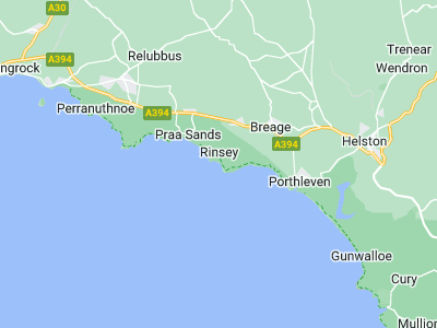Helston, Cornwall map