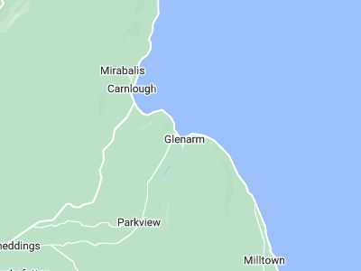 Glenarm, Cornwall map