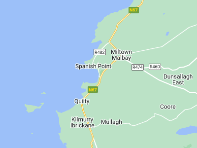 MiItown Malbay, Cornwall map