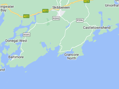 Skibbereen, Cornwall map