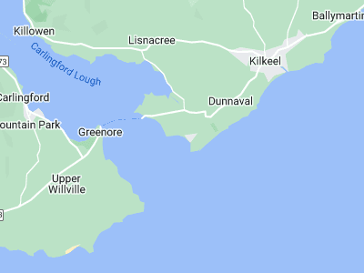 Kilkeel, Cornwall map
