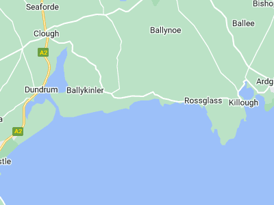 Downpatrick, Cornwall map