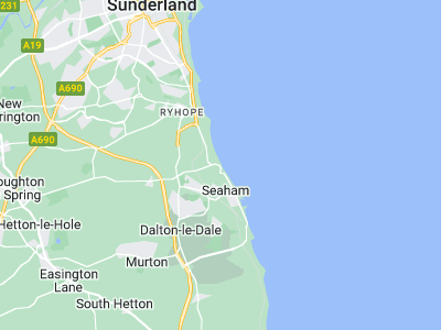 Seaham, Cornwall map