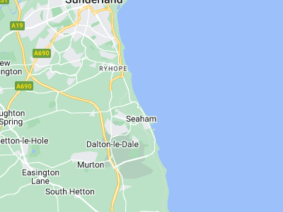 Seaham, Cornwall map
