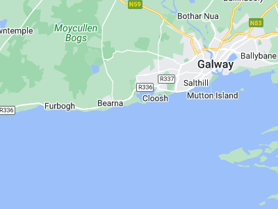 Galway, Cornwall map