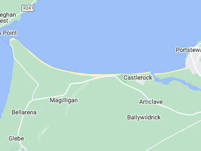 Castlerock, Cornwall map