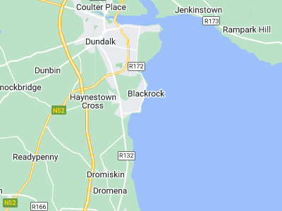 Dundalk, Cornwall map