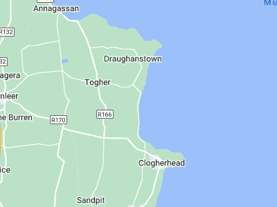 Dunleer, Cornwall map