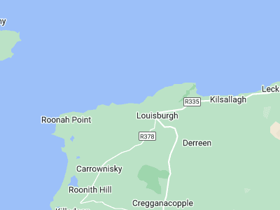 Louisburgh, Cornwall map
