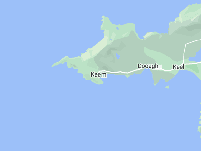 Keel, Cornwall map