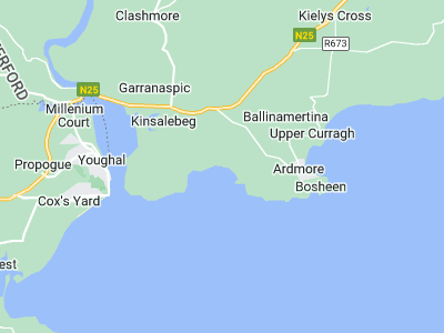 Ardmore, Cornwall map