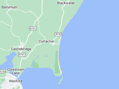 Wexford, Cornwall map