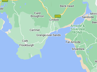Grange over Sands, Cornwall map