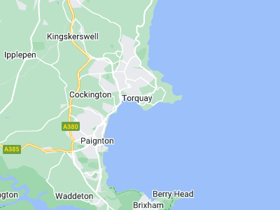 Babbacombe, Cornwall map