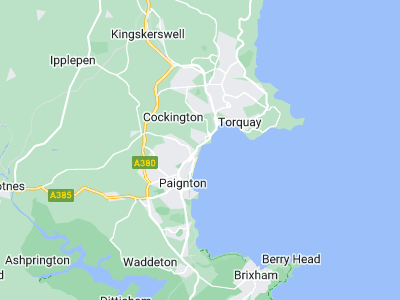 Torbay, Cornwall map