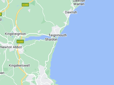Shaldon, Cornwall map