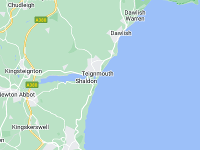 Teignmouth, Cornwall map