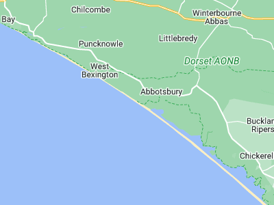 Abbotsbury, Cornwall map