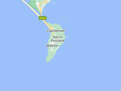 Weymouth, Cornwall map