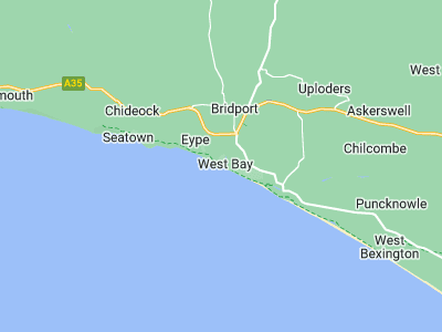 Bridport, Cornwall map