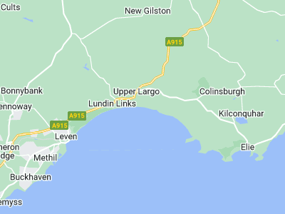 Largo, Cornwall map