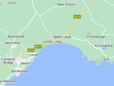 Largo, Cornwall map