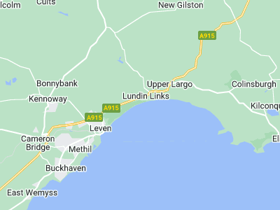 Leven, Cornwall map