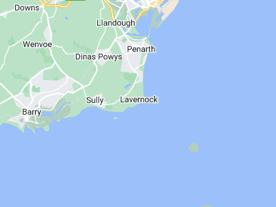 Cardiff, Cornwall map