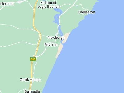 Ellon, Cornwall map