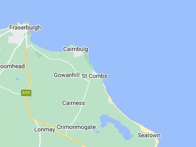 Fraserburgh, Cornwall map