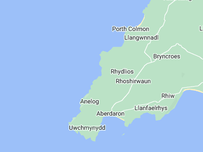 Abersoch, Cornwall map