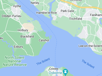 Lymington, Cornwall map