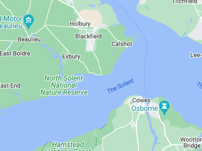 Southampton, Cornwall map