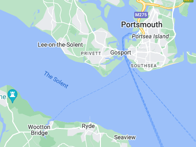 Gosport, Cornwall map