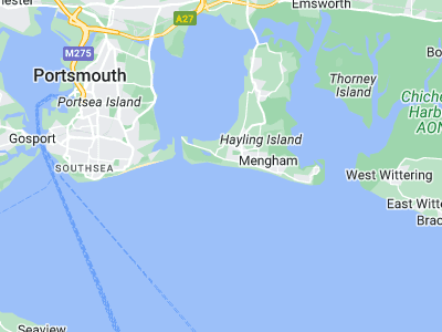 Portsmouth, Cornwall map