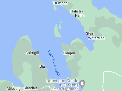 Dunvegan, Cornwall map