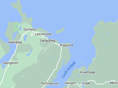Durness, Cornwall map
