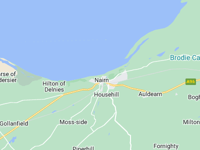 Nairn, Cornwall map