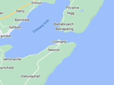 Cromarty, Cornwall map