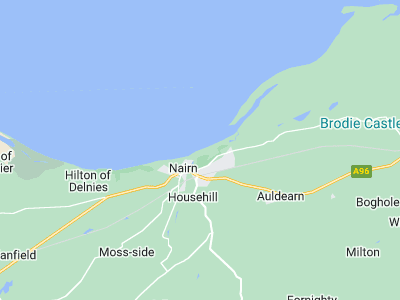 Narin, Cornwall map