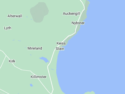 Wick, Cornwall map